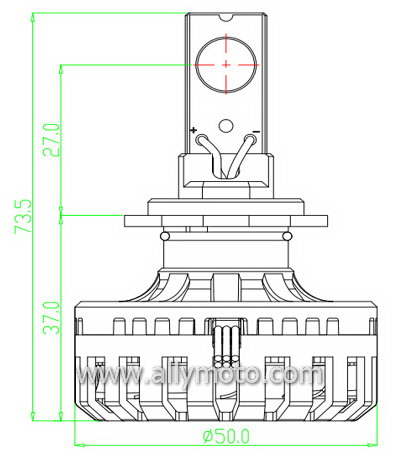 32W LED Headlight A232 H7